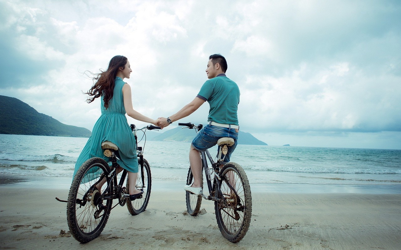 couple vélo