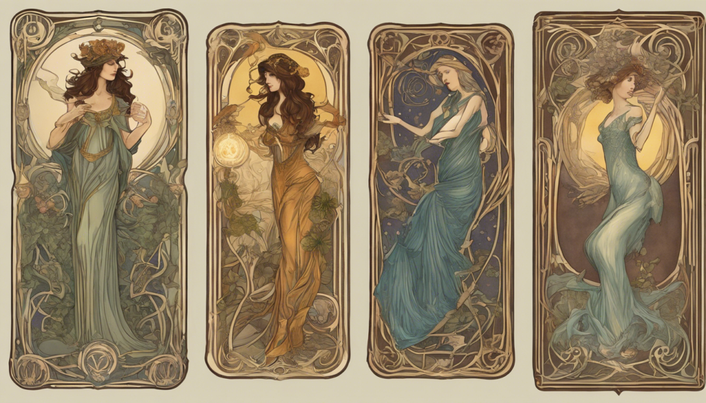 explorez l'univers fascinant du tarot art nouveau à travers son histoire riche et ses significations profondes. découvrez comment cet art unique influence la pratique divinatoire et l'interprétation spirituelle.